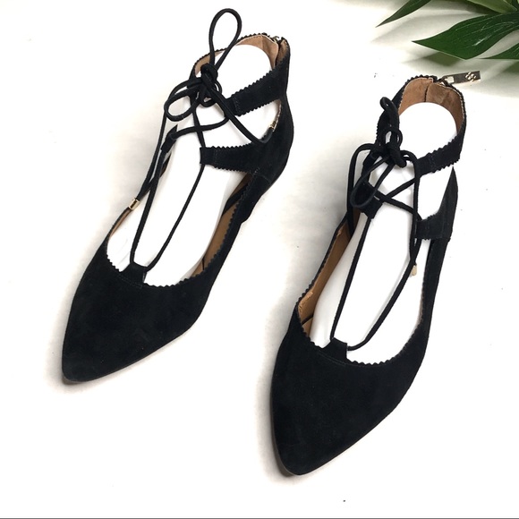 Arturo Chiang Shoes - Arturo Chiang Kadence Pointed Ghillie Ballet Flats